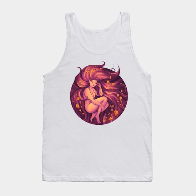 Nature Goddess - Autumn Tank Top by Molly11